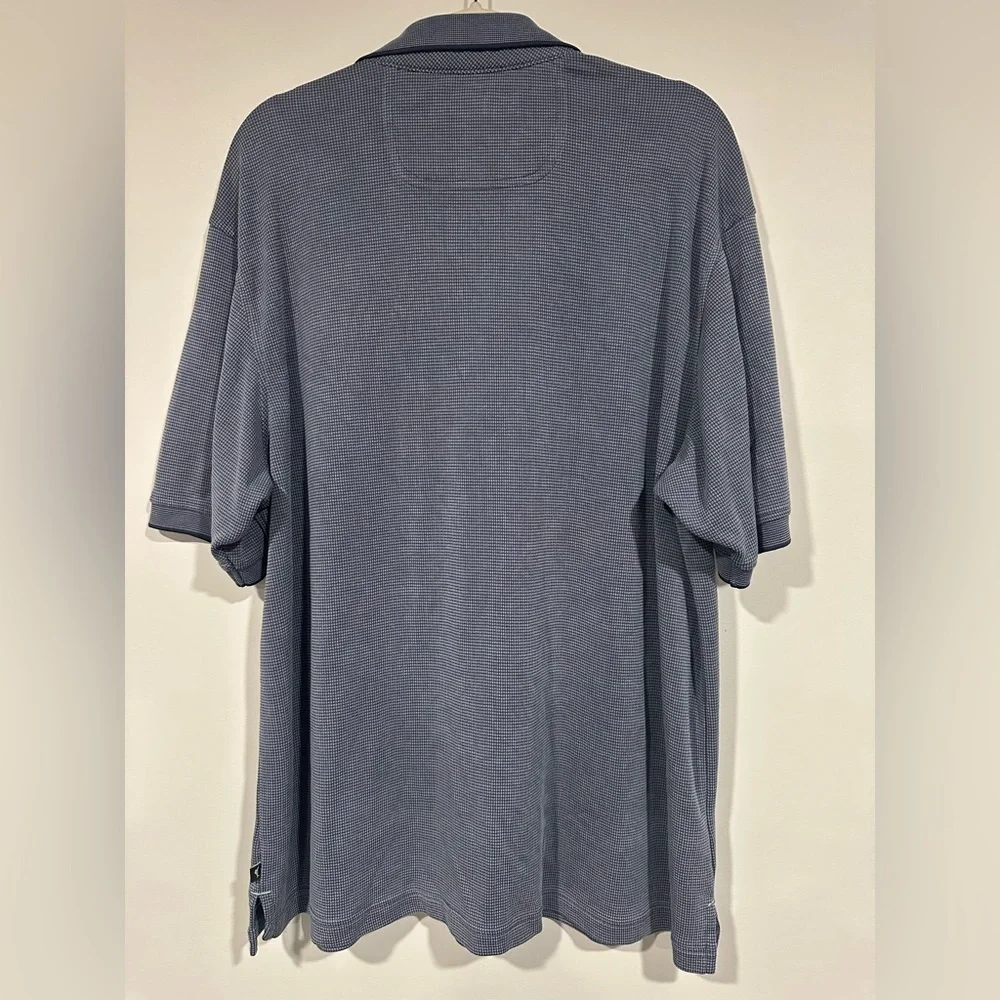 Tommy Bahama Polo Shirt Mens XL Gray Modal Blend